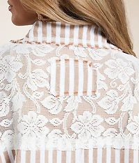 Floral Striped Shirt