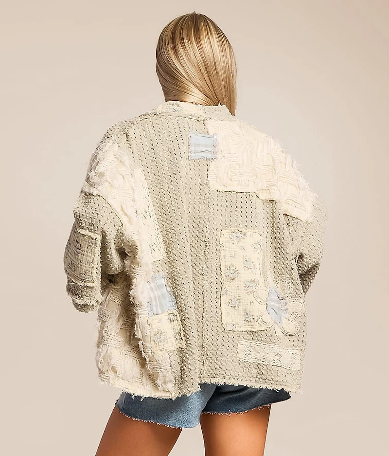 Patchwork Cardigan Sweater