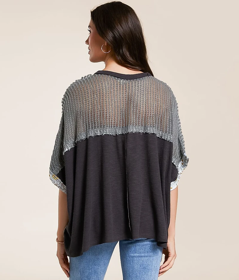 Pieced Floral Top