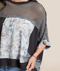 Pieced Floral Top