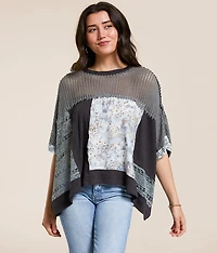 Pieced Floral Top