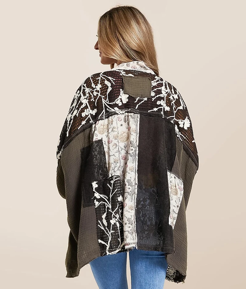 Pieced Floral Kimono