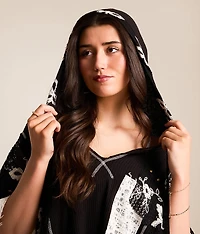 Floral Crochet Hoodie