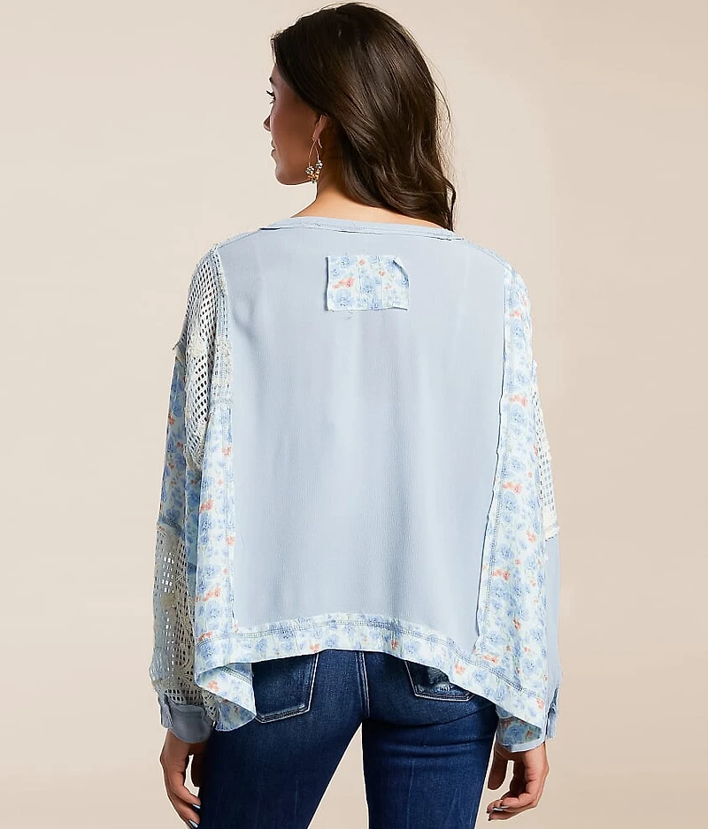 Floral Pieced Top