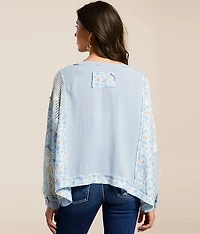 Floral Pieced Top