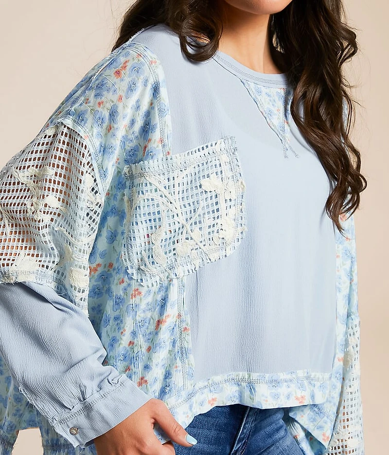 Floral Pieced Top