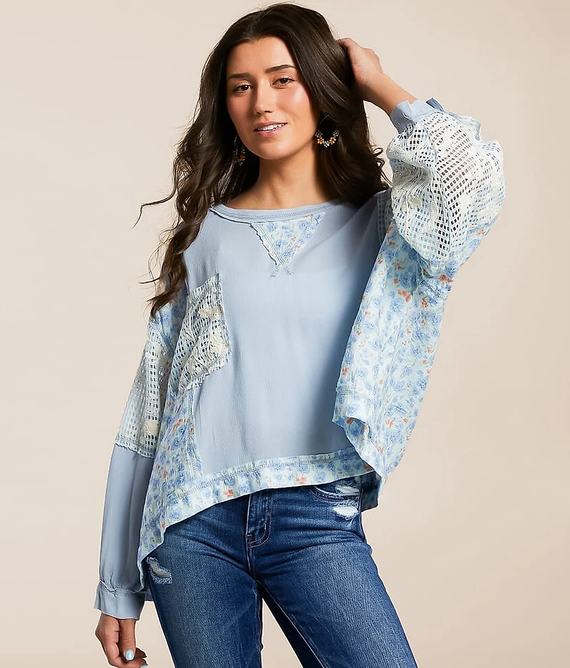 Floral Pieced Top