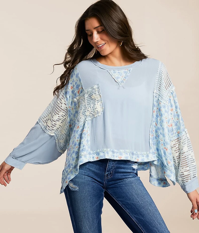 Floral Pieced Top