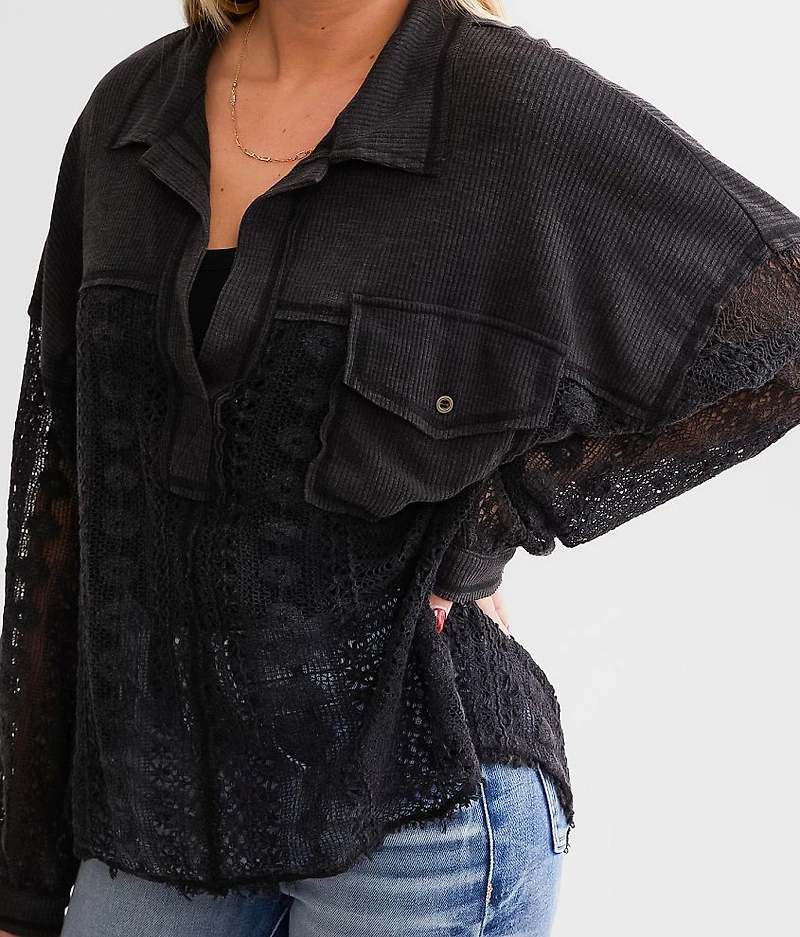 Pieced Lace Top