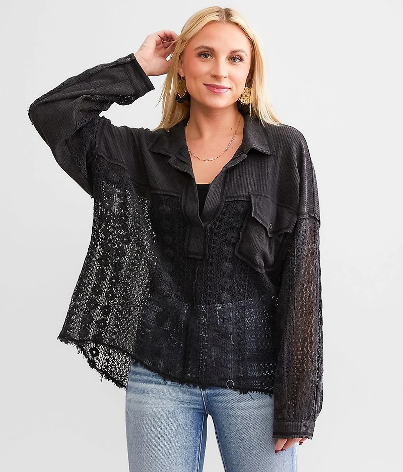 Pieced Lace Top