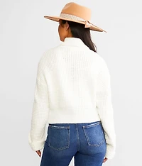 Turtleneck Cropped Sweater