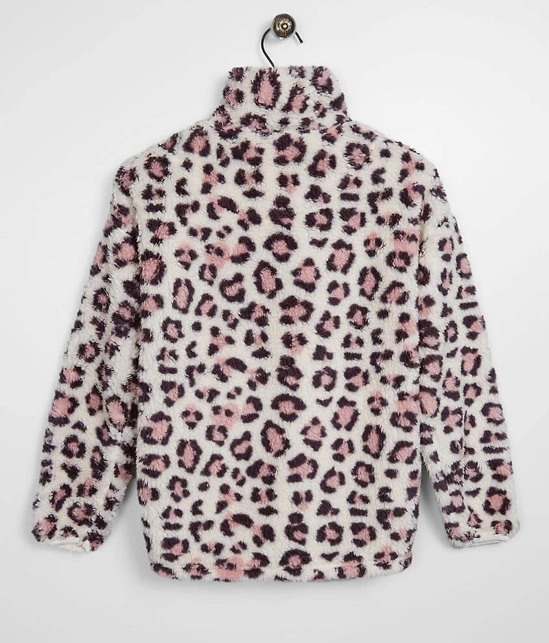 Girls - Quarter Zip Fleece Pullover