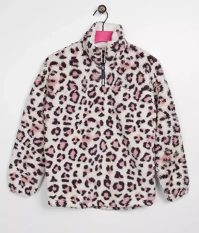 Girls - Quarter Zip Fleece Pullover