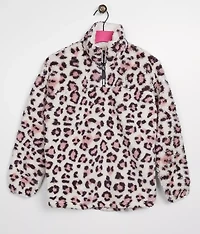 Girls - Quarter Zip Fleece Pullover