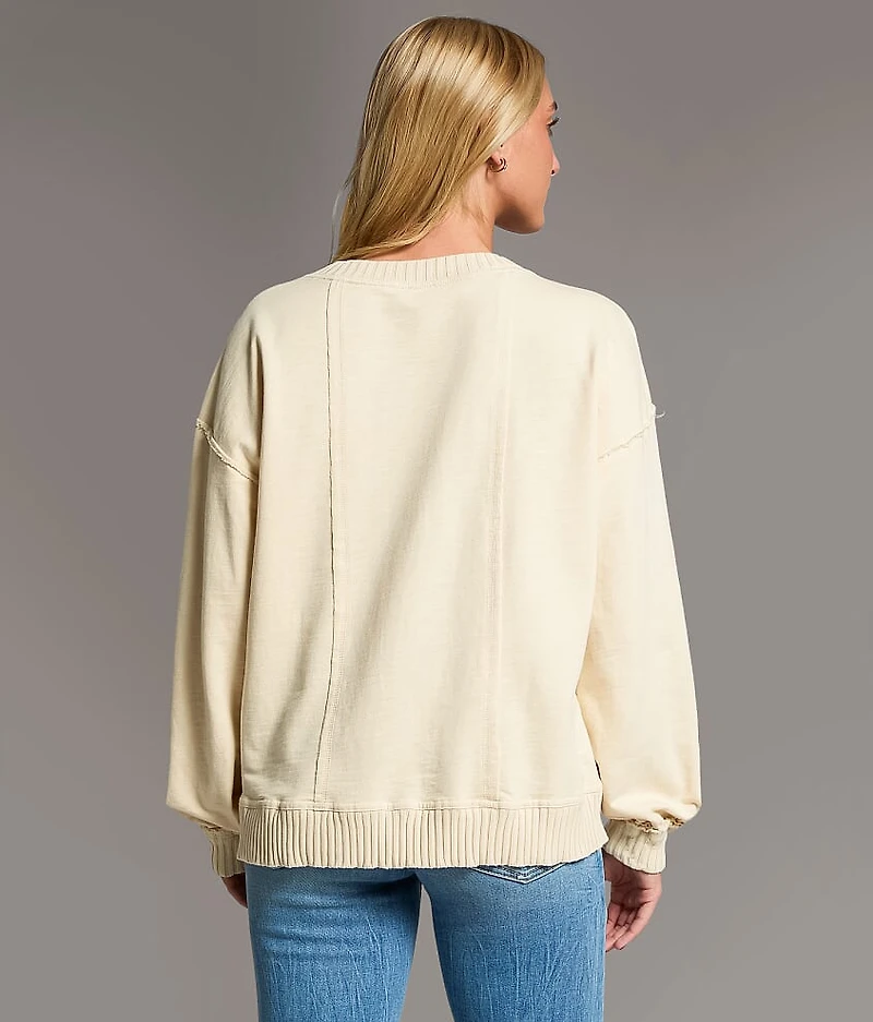Raw Edge Pullover