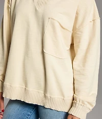 Raw Edge Pullover
