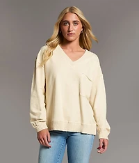 Raw Edge Pullover