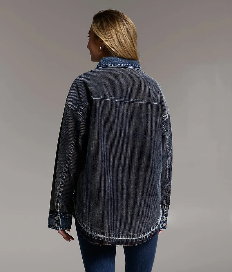 Corduroy Denim Shacket