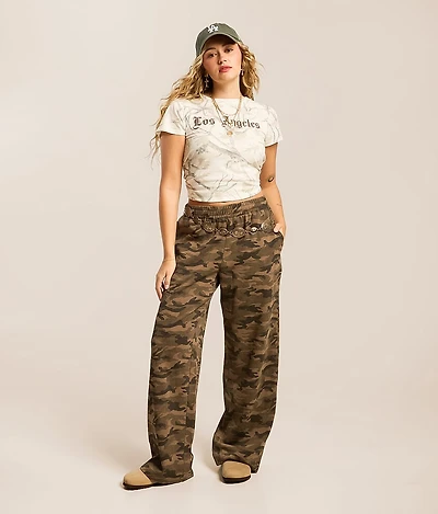 Camo Wide Leg Pant
