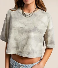 Digi Camo Cropped T-Shirt