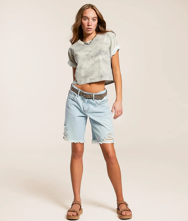 Digi Camo Cropped T-Shirt