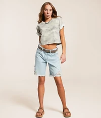 Digi Camo Cropped T-Shirt
