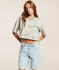Digi Camo Cropped T-Shirt
