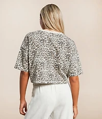 Cheetah Cropped T-Shirt