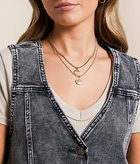 Oversized Denim Vest