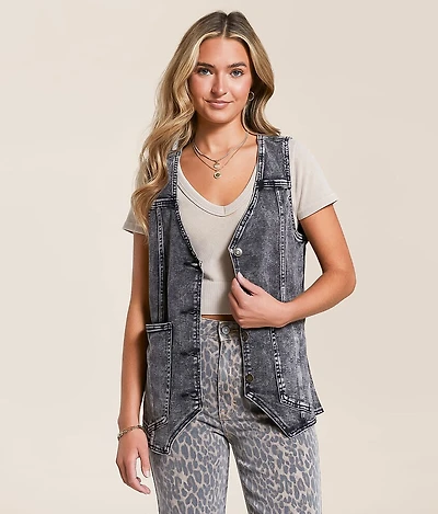 Willow & Root Oversized Denim Vest