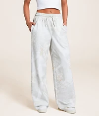 Wide Leg Camo Pant