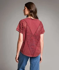 Pieced Lace Top
