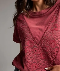 Pieced Lace Top