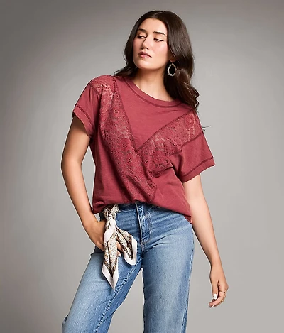 Pieced Lace Top