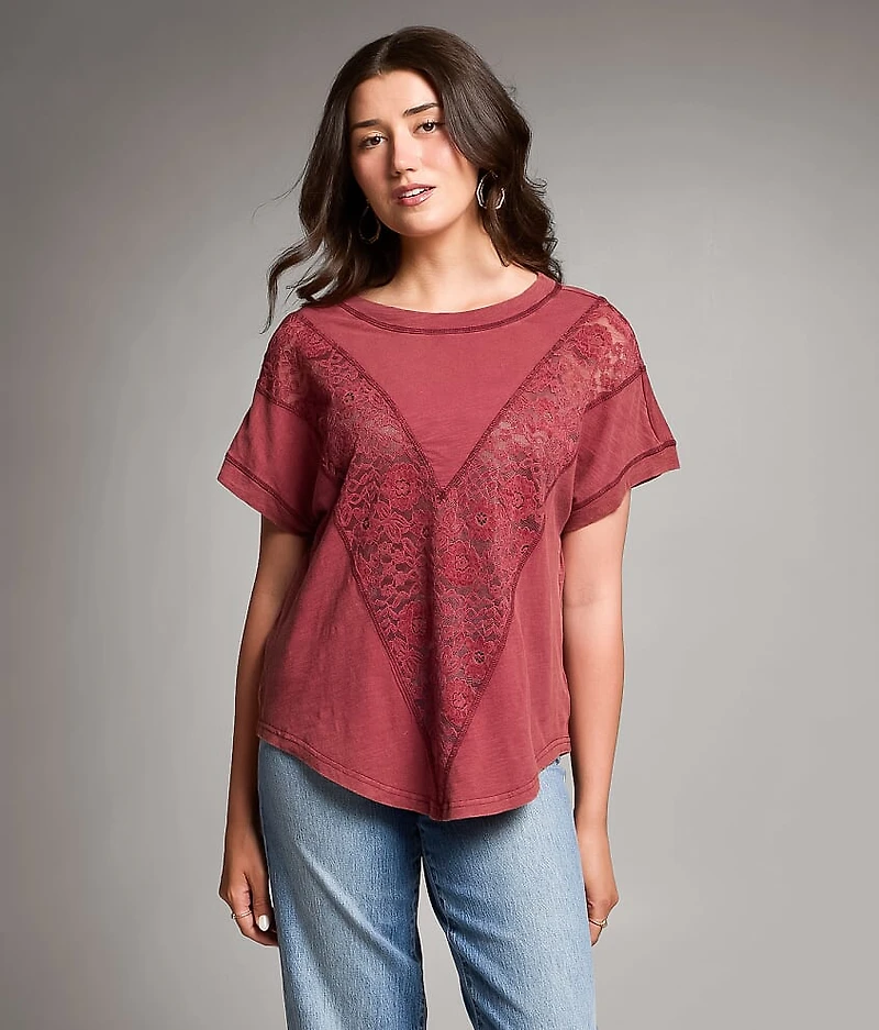 Pieced Lace Top