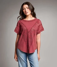 Pieced Lace Top