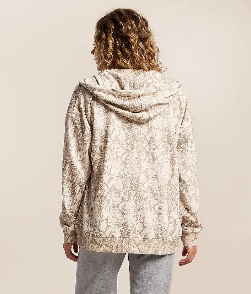 Snake Print Hoodie