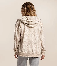 Snake Print Hoodie