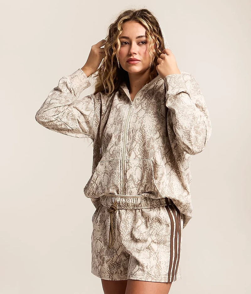 Snake Print Hoodie