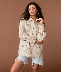 Floral Denim Jacket