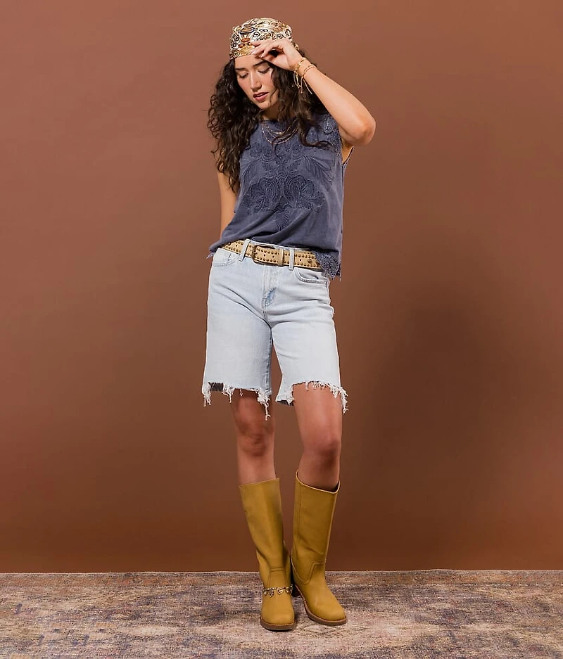 Embroidered Tank Top
