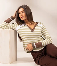 Boundless Edit - Striped Top