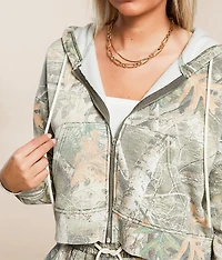Washed Camo Hoodie