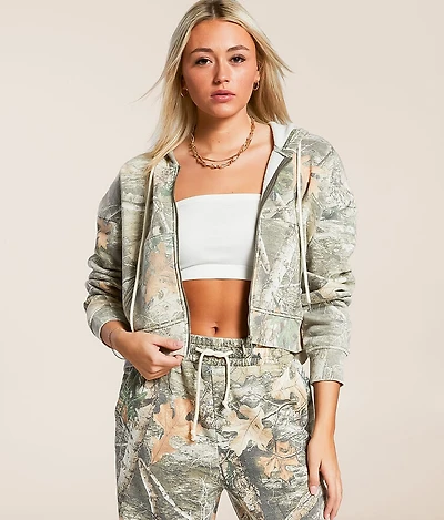 Washed Camo Hoodie