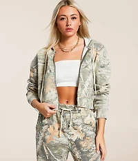 Washed Camo Hoodie