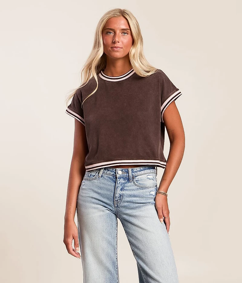 Washed Dolman Top