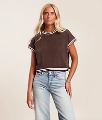 Washed Dolman Top
