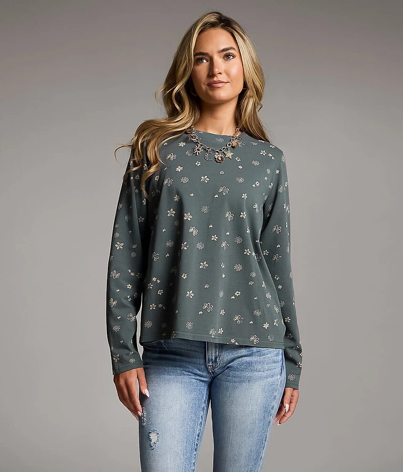 Relaxed Floral Top