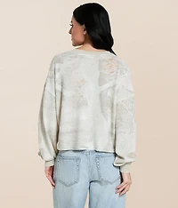 Camo Waffle Cropped Thermal