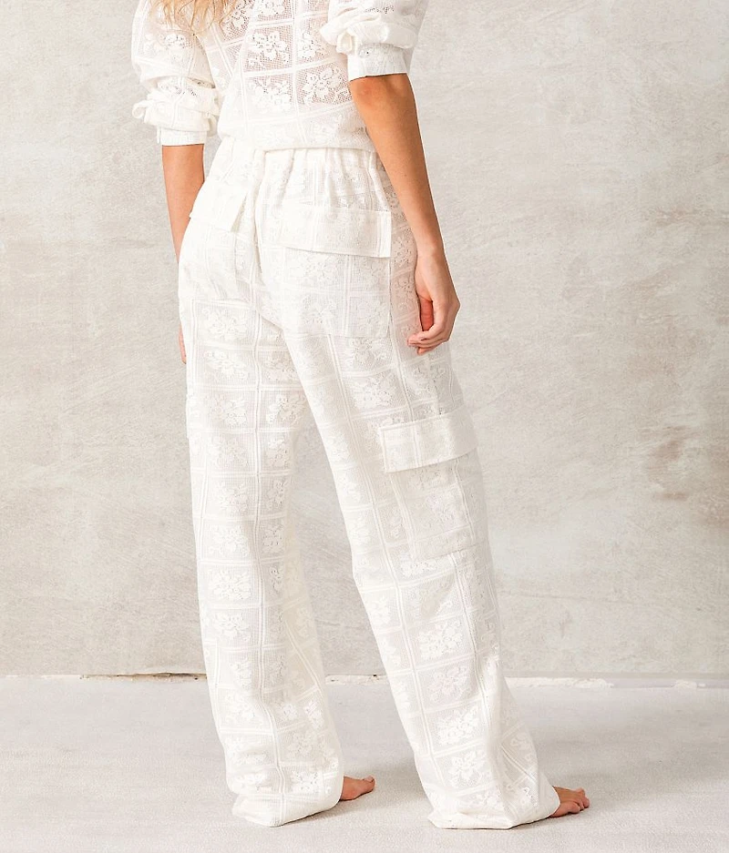 Lace Cargo Pant